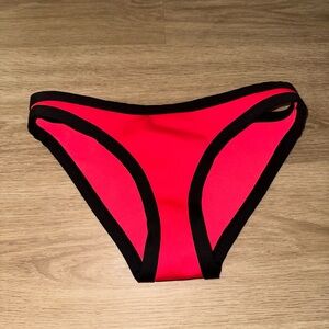 Red bikini bottom